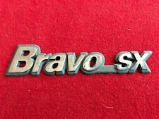 FIAT BRAVO SX LOGO SIGLA EMBLEMA FREGIO STEMMA SCRITTA TARGHETTA BADGE TARGA NOM