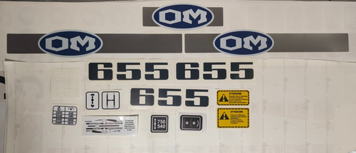 Adesivi decalcomanie 655 - decalcomanie, om