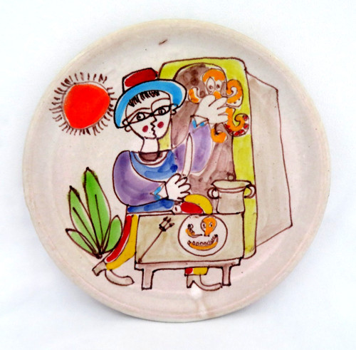 Piatto ceramica vintage