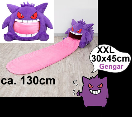 Peluche pokemon gengar grande - peluche,