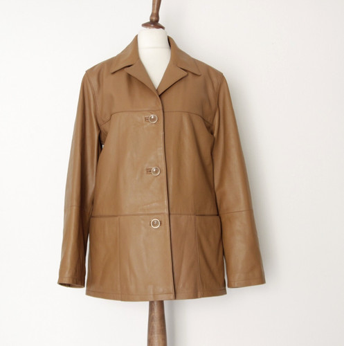 Giacca vintage vera pelle - giacca,
