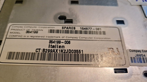 Compaq armada e500 keyboard - compaq,