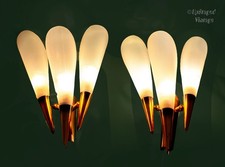 Space Age Sconces PAIR of