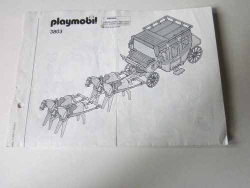 Playmobil istruzioni 3803