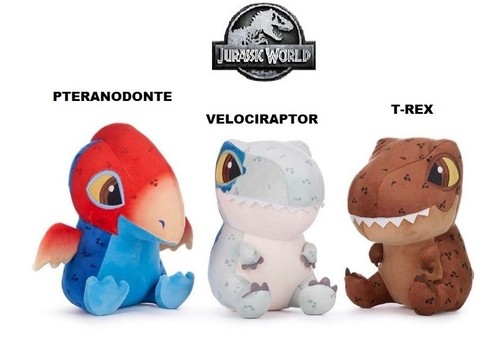 Jurassic world peluche - jurassic, brilla