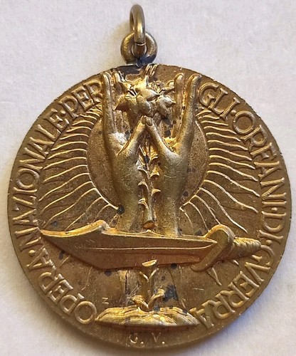Medaglia opera nazionale - medaglia,