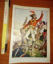 Stampa da libro d'epoca, Michele Pezza Fra Diavolo contro i francesi, 1940