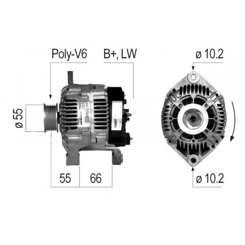Alternatore per volvo - alternatore, v40
