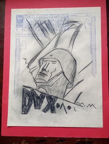 Vecchio disegno fascista - vecchio,