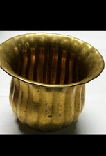 Vaso Ottone Dorato Vintage
