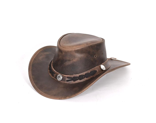 Cappello outback vera pelle - vera,