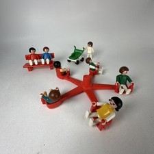 Lotto Figurine Playmobil Geobra Vintage - 1981 Panca Parco Merry Go Round