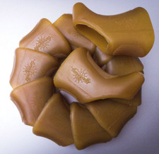 2X -A PAIR COPRILEVE HOODS  CAMPY RECORD AMMORTIZZATORI OLD LOGO SUN PARA BROWN