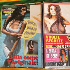 ROSANGELA ERITTU ARTICOLO CLIPPINGS 2 PAGINE, topless