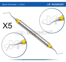 Nuovo 5 X CUCCHIAIO DENTALE