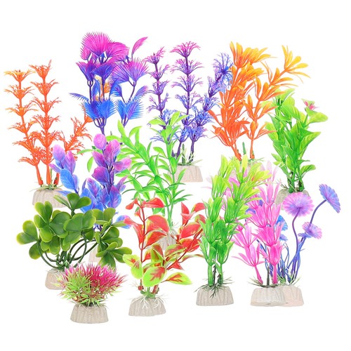 Piante per acquario finte - per,