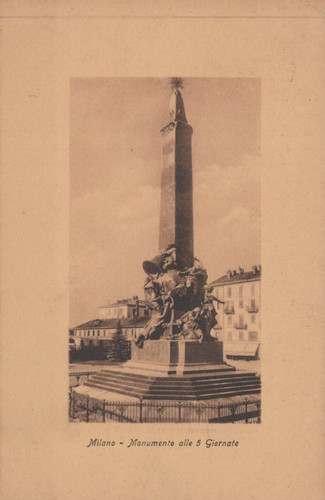 Cartolina milano lombardia - ,