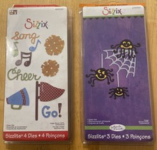 Set 2 Sizzlits - Set di ragni e allegria - 3 matrici e 4 matrici