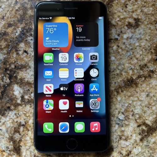 Apple iphone plus nero opaco - 7,