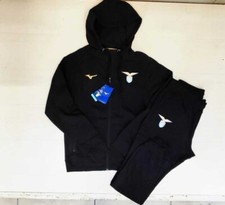 170/08 MIZUNO SS LAZIO TUTA BAMBINO COTONE FULL ZIP JUNIOR CAPPUCCIO P2GGAY76 09