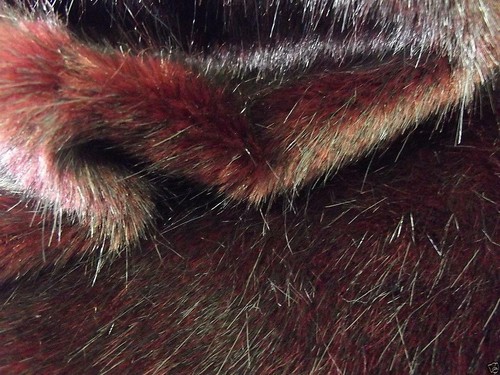Tissavel dark red - dark, tessuto