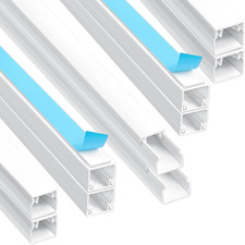 Canalina Passacavi Adesiva, Cavo TV Ordinato, Canalina Passacavi Muro, 12 Mm(D)*