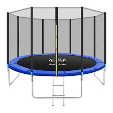 TRAMPOLINO ELASTICO DA GIARDINO 1,85 M Ø 185 TAPPETO ELASTICO ESTERNO SPORT RETE