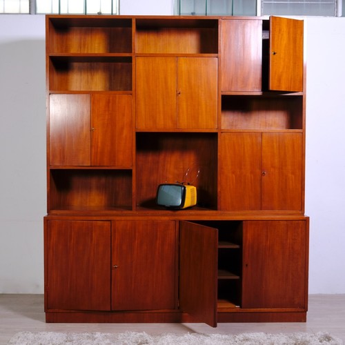Libreria vintage legno - libreria, con