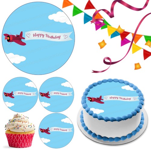 Cake topper viaggio aereo