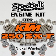 250SXF NICKEL ENGINE BOLT KIT
