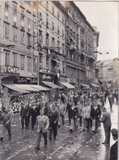 CARTOLINA DI TRIESTE ,FOTO (21Cm X 17 Cm) - ADUNATA NAZ. GRANATIERI DI SARDEGNA