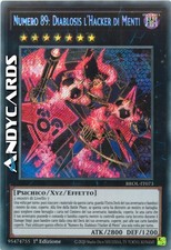 NUMERO 89: DIABLOSIS L'HACKER DI MENTI • Segreta • BROL IT073 • 1Ed • Yugioh!