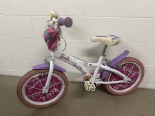 Dino Bikes Barbie 16" Bicicletta per Bambina - Bianca/Rosa