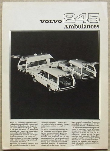 Volvo 245 ambulanze depliant - 245,