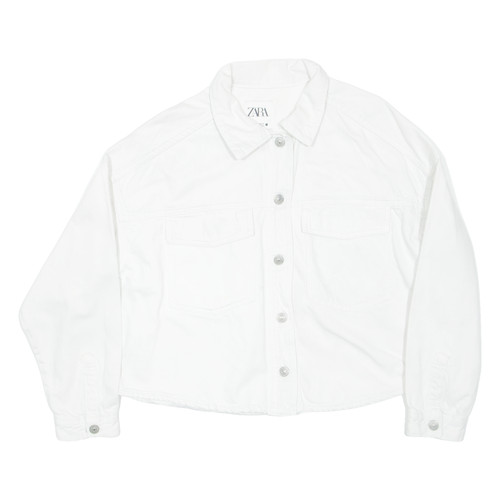 Giacca denim bianca zara - bianca,