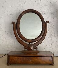 Psiche antica Specchiera in Noce Stile Impero Cappuccino Carlo VIII. Anno 1830