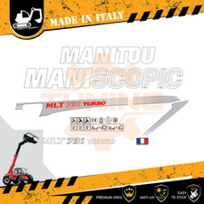 Decalcomania Adesivi Mezzi da Lavoro Manitou MLT731 Turbo serie D-E3