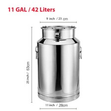 Secchio a botte in acciaio