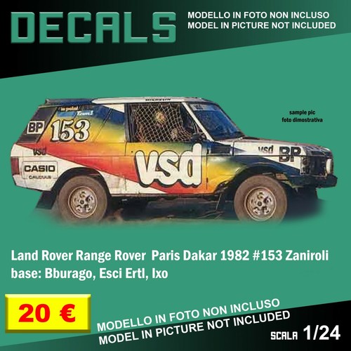 Decals repro range rover rally - repro,