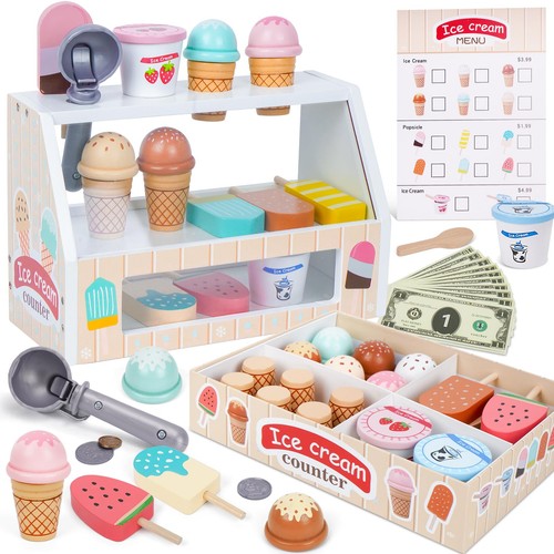Playset gelato legno per - in,