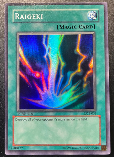 Lob 053 raigeki 1st - yu-gi-oh!, lob-053