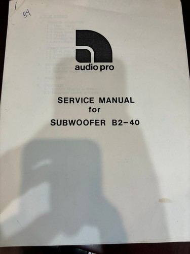 Audio pro manuale - audio,