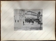 1901 MODENA Viale Margherita Rivista Statuto Cavalleria Foto militare