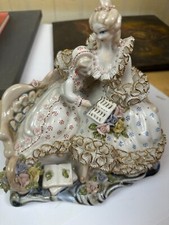 Vintage Porzellan Figuren  Rumänische Apulum Lucru Manual /Handmade/  1975 Jh