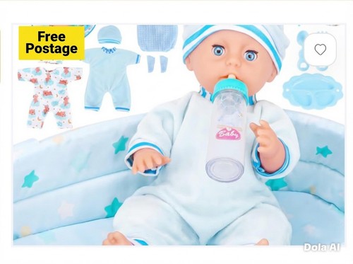 Set bambola baby boy - bambola, 12"