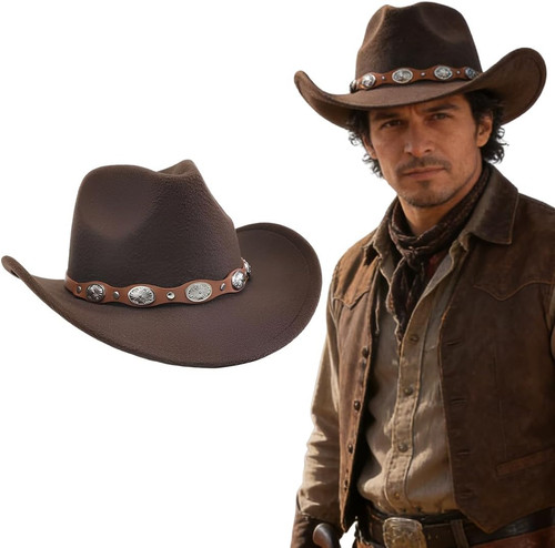 Cappello cowboy similpelle - cappello,