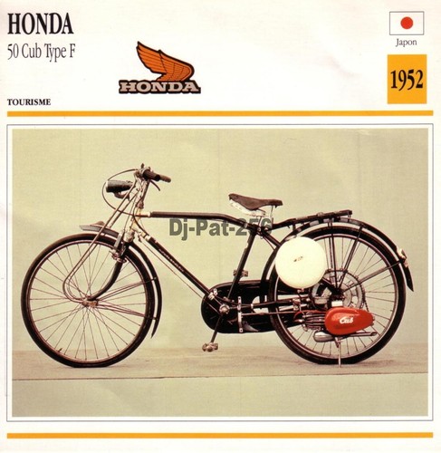 Fiche moto honda cub 50 - fiche, type
