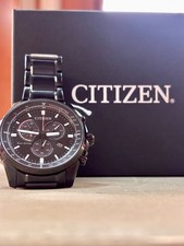 Citizen Chrono Eco-Drive AT1195-83E Nuovo con Scatola e Garanzia Originale