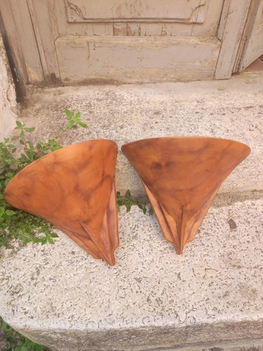 Coppia applique terracotta - applique,