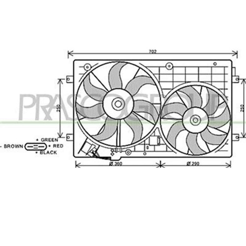 Ventola per audi 5 - ventola, 3/5